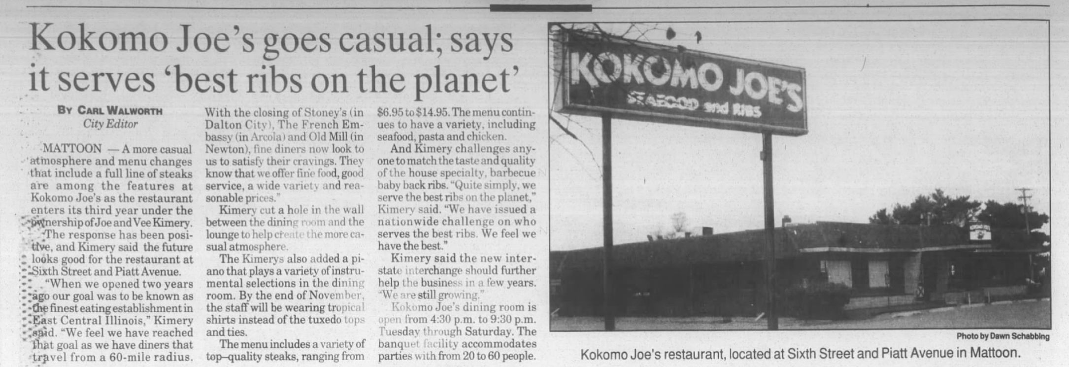Kokomo Joe's goes casual
